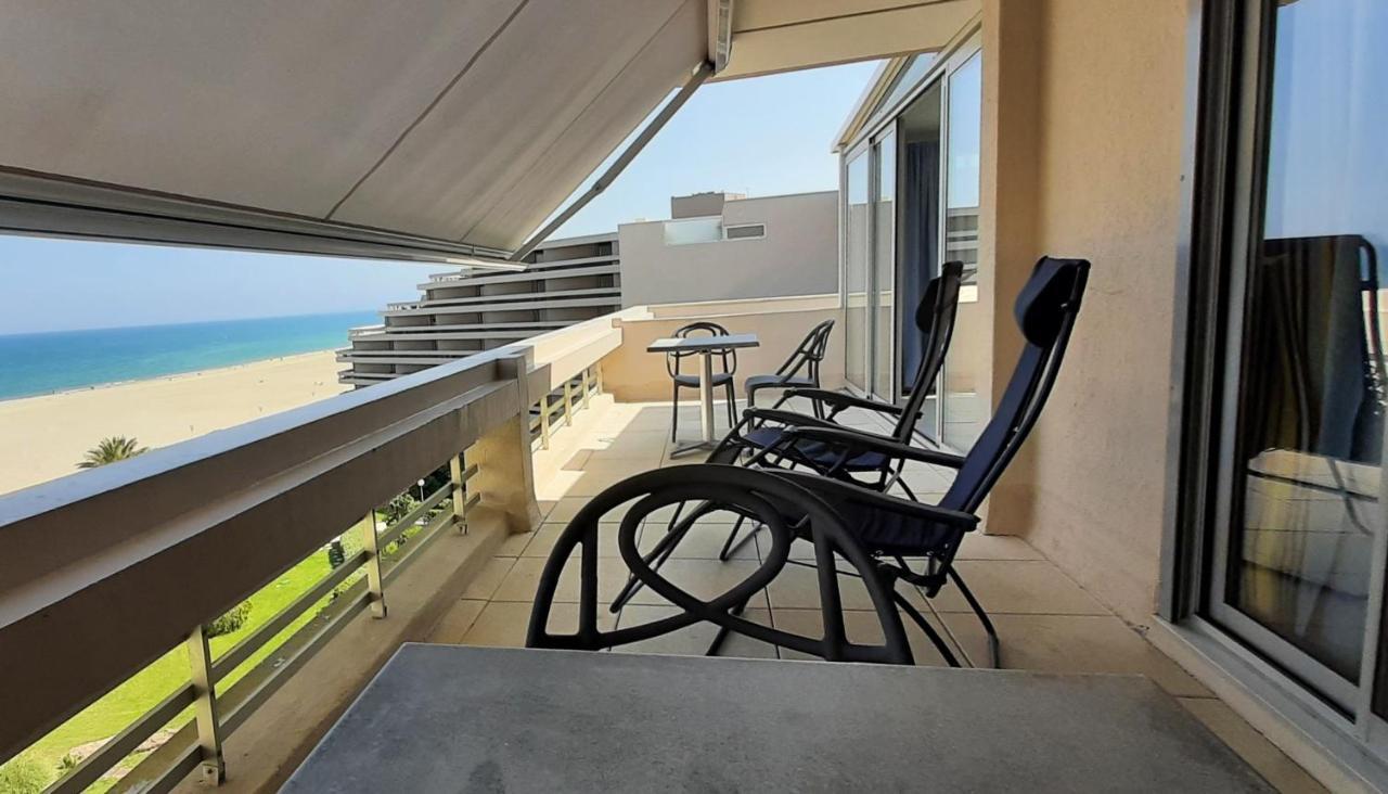 20 M2 De Terrasse Face A La Mer A Canet En Roussillon Daire Dış mekan fotoğraf